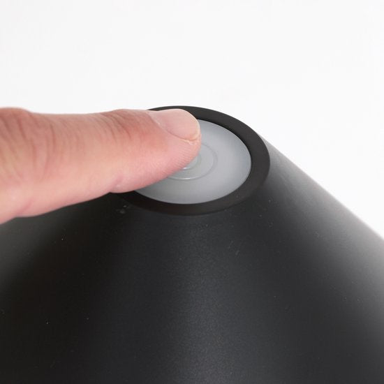 Steinhauer lampe à poser Ancilla - noir - métal - 15 cm - module LED intégré - 3353ZW