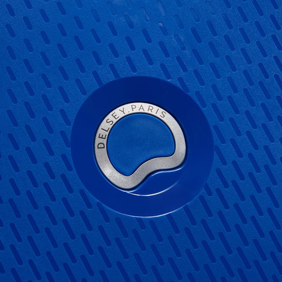 Delsey Clavel 4 Wheel Trolley Extendable 76 cm Blue