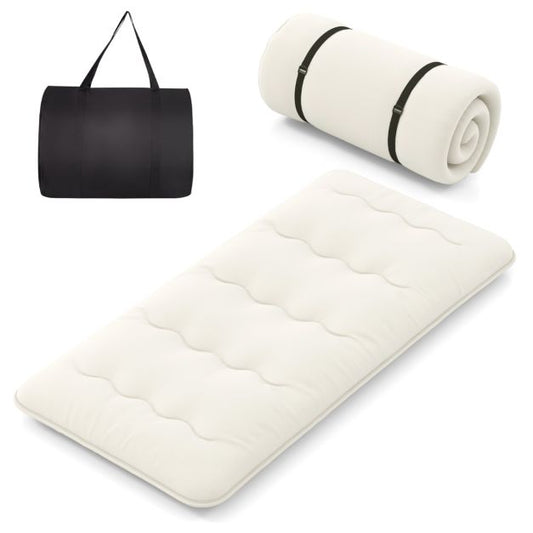 Coast Floor Mattress - Pliable - Lavable - Microfibre - 203 x 137 x 10 cm - Beige