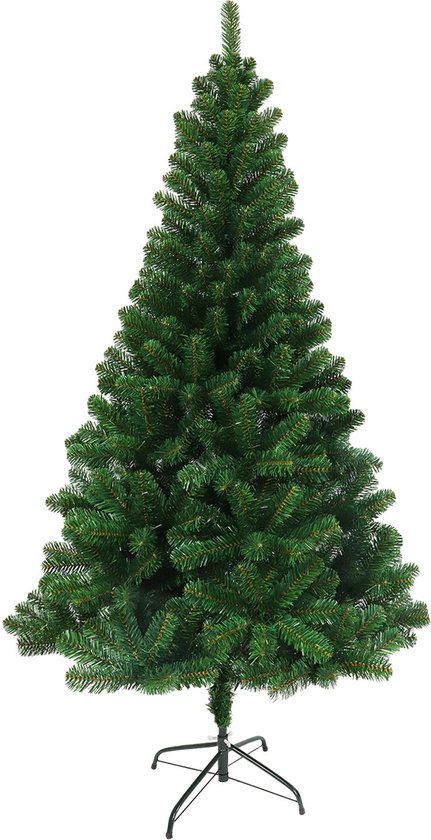 Nordlandia Artificial Christmas Tree - 210 cm - Arbre de Noël réaliste en plastique - Support en métal - Sans lumières - Vert