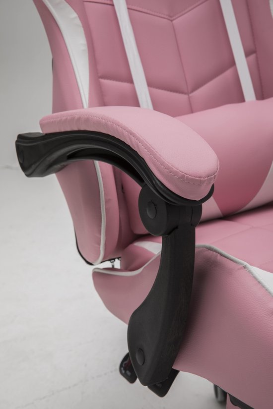 Chaise de jeu VDD avec repose-pieds - Rose