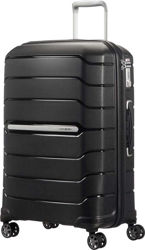 Samsonite Travel Suitcase - Flux Spinner 68/25 Expandable (Medium) Black