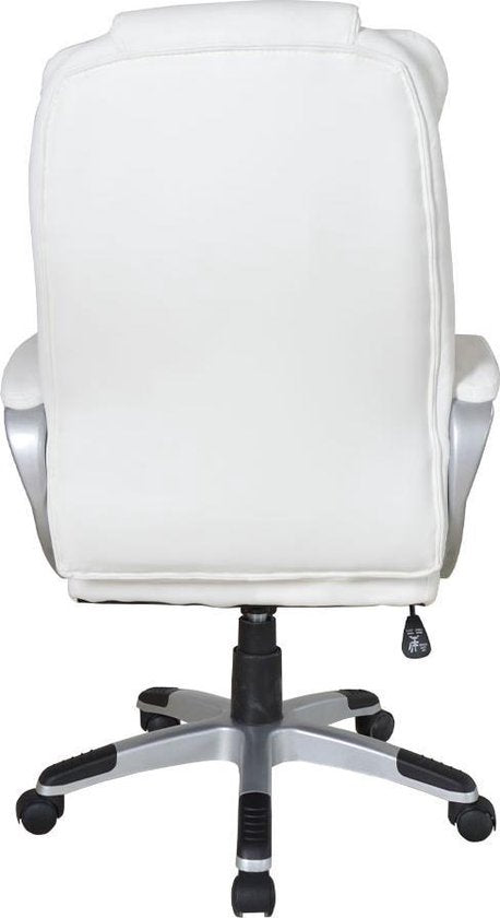 VDD Chaise de bureau gaming - Réglable ergonomiquement - Blanc - 62x50x115cm