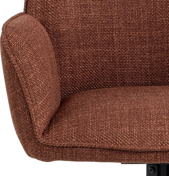 Aske Chaise de salle à manger - Lot de 2 - Cuivre