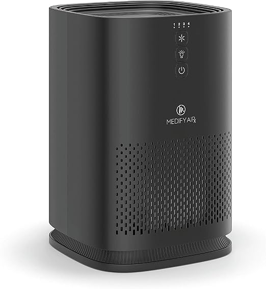 Medify MA-14 Purificateur d'air (Noir) - Avec filtre HEPA pour 18m².