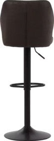 Dutchbone Edward Tabouret de bar 2x - Marron foncé - 43x43x70 cm
