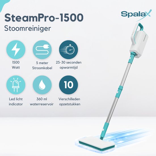 Aspirateur vapeur - Spalax - Nettoyeur de taches - Appareil à vapeur - Multi-surface