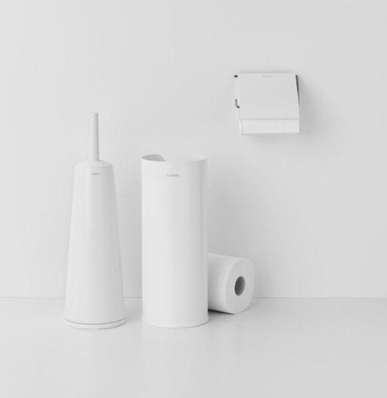 Ensemble d'accessoires de salle de bains Brabantia ReNew - 3 pièces - Blanc