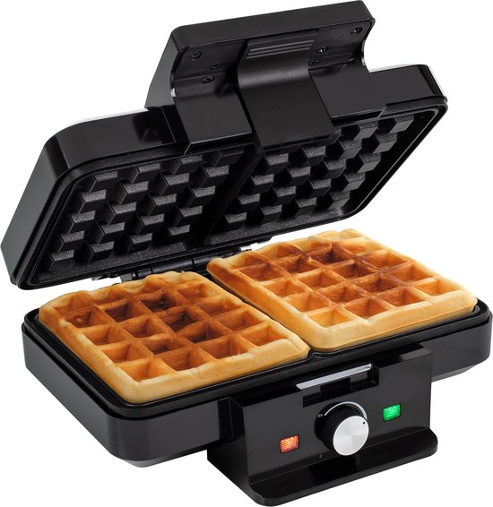 Gaufrier Tristar - WF-1165 - 1 000 W - 2 gaufres - Revêtement antiadhésif - Sans PFAS