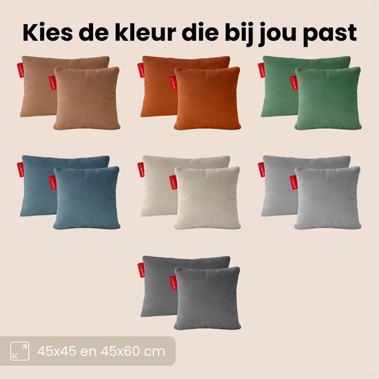 Auronic Heat Pillow - Classic - 45x60 - Sans fil - Rechargeable - Oreiller électrique - Infrarouge - Taupe