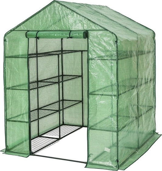 Tectake - Serre de bricolage 143 x 143 x 195 cm - 401860