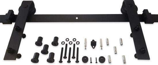 Système de porte coulissante Intersteel Basic noir mat
