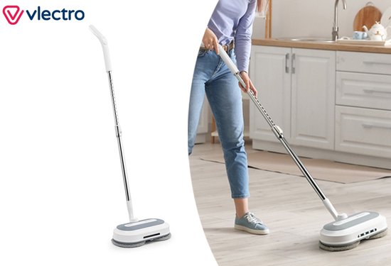Vlectro - Nettoyeur de sol rotatif sans fil - Nettoyeur de sol