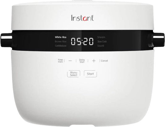 Cuiseur à riz et cuiseur vapeur Instant Pot 4,8 L - 8 programmes - Mijoteuse - Sauté - Technologie CarbReduce - Jusqu'à 20 portions - Multi-céréales