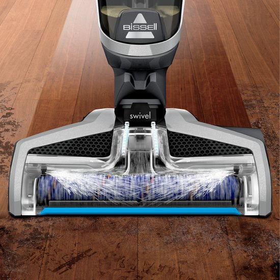 BISSELL Crosswave C3 Select Aspirateur-balai avec fonction balayage - Aspirateur filaire pour sols - 3 en 1 : aspirer, balayer et sécher - Aspirateur multi-surfaces - Machine à nettoyer les moquettes, les carrelages et les sols en bois - Puissant moteur d