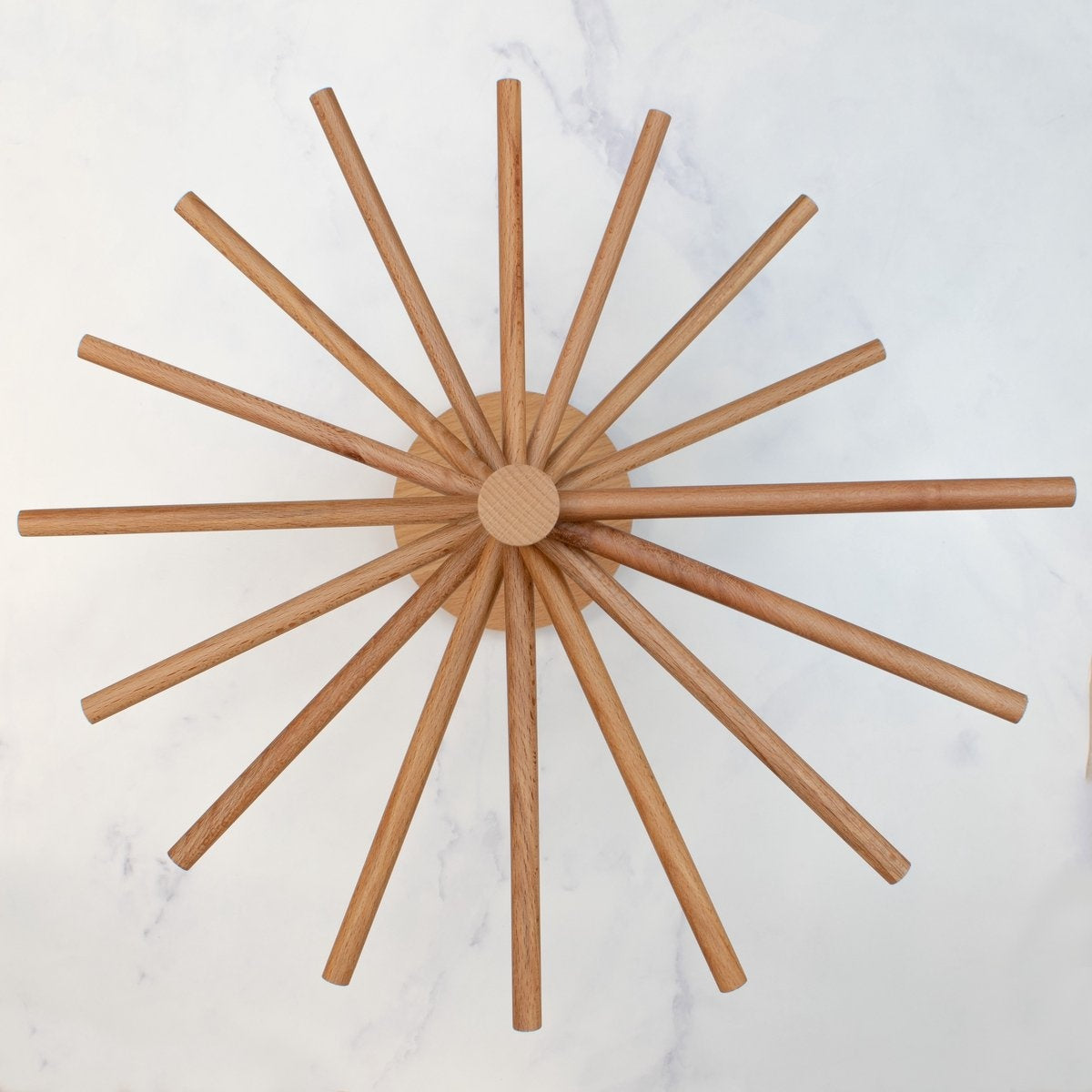 Nimma® Portoir pour le séchage des pâtes - Portoir pliable pour les pâtes - Fabriquez vos propres spaghettis - Jusqu'à 2,5 KG - Bambou