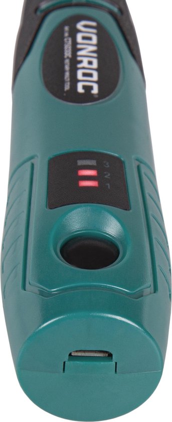 VONROC Rotary Multitool - 4V - Ensemble d'accessoires 31 pièces et sac de rangement inclus