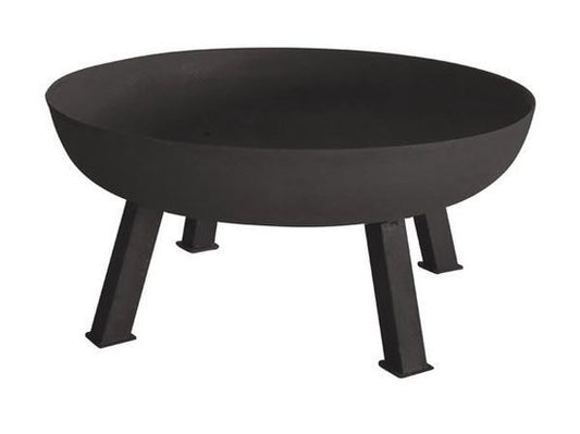Perel Bol à feu, avec 3 pieds robustes, rond, 41,5 x Ø 100 cm, fonte, noir