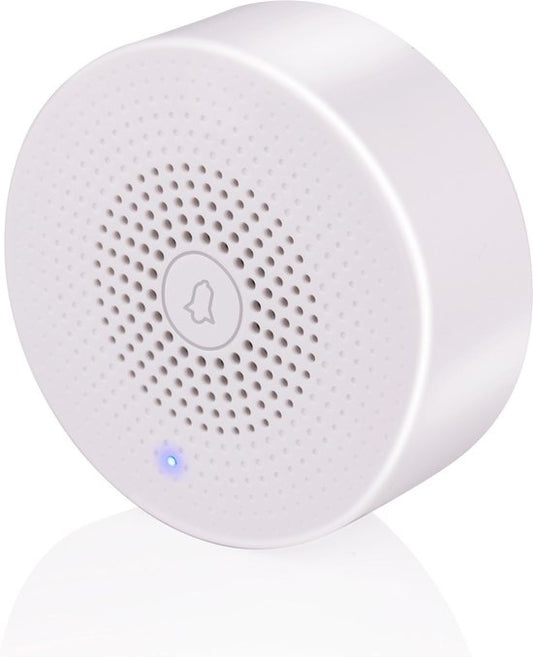 alpina Gong - Carillon - pour sonnette vidéo 26468 from alpina smart home - Sans fil - Portée de 60 mètres - Volume réglable - 4 sons