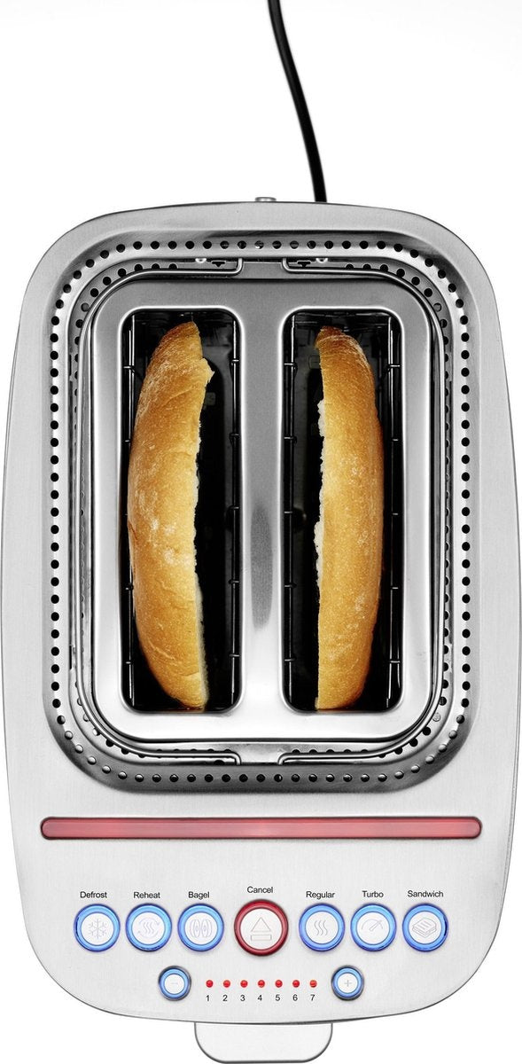Solis Sandwich Toaster 8003 Grille-pain - Appareil à croque-monsieur - Silver