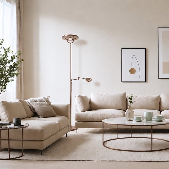 Steinhauer Exclusive - lampadaire - Soleil2 - bronze - plastique et métal - Ø 32 cm - LED - 4386BR