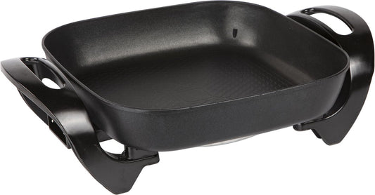 Casserole Skoov - 2-en-1 Barbecue électrique avec Hotpot - Avec couvercle - Poêle multifonctionnelle antiadhésive sans fumée - Indoor Grill & Fondue - Noir