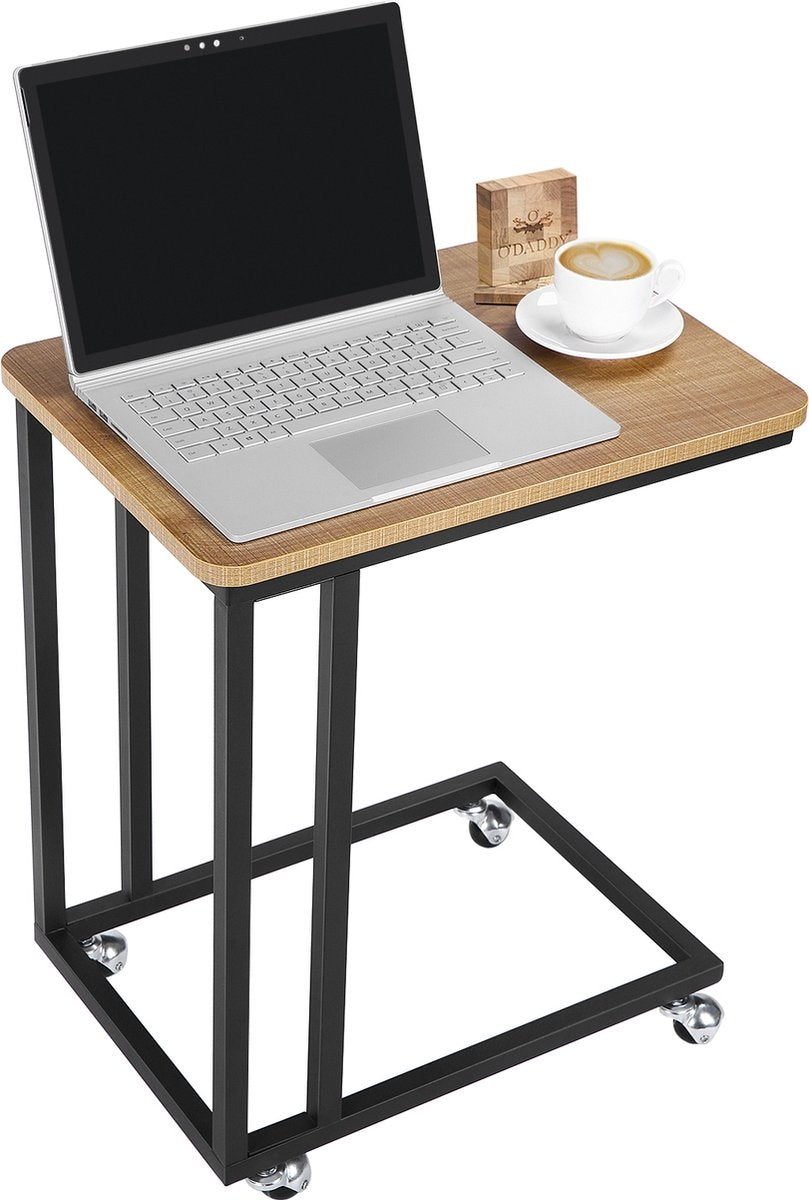 O'DADDY® Table d'appoint - 50 x 35 x 55 cm - bois de manguier