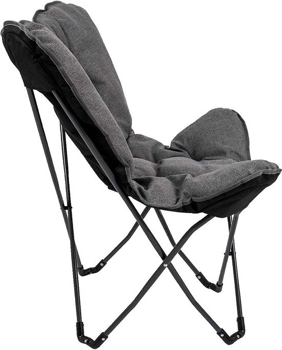 Bo-Camp - Urban Outdoor - Chaise papillon - Grainger - M - Nika - Gris