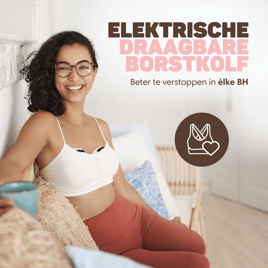 Vulpes Goods® BabyCare - Tire-lait électrique double sans fil - mains libres et portable - avec contrôle APP - sans BPA - PRO V2