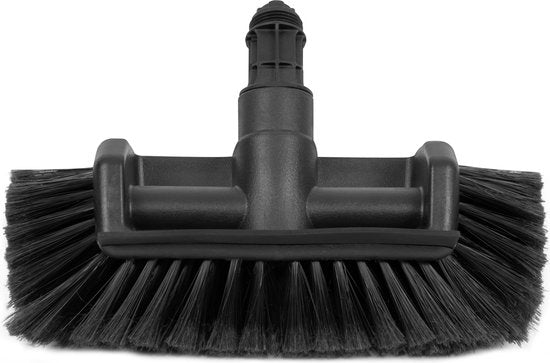 VONROC Brosse à laver télescopique - 1.80m - Tête de brosse, tuyau d'arrosage et distributeur de savon inclus