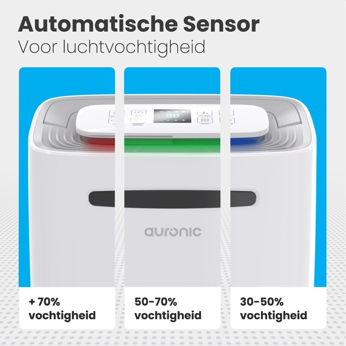 Déshumidificateur - Auronic - 16L - Blanc