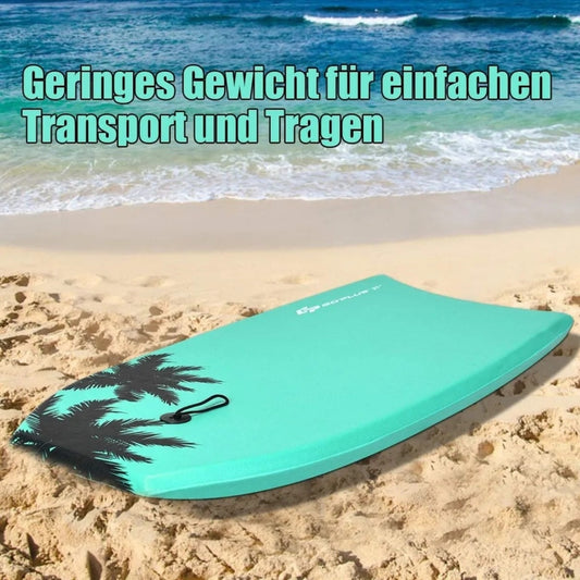 Coast bodyboard planche de natation planche de surf enfants 83 x 47 x 5.5 cm vert