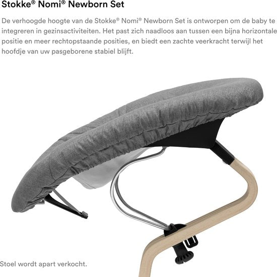 Ensemble pour nouveau-né Stokke Nomi Noir, Gris et Sable