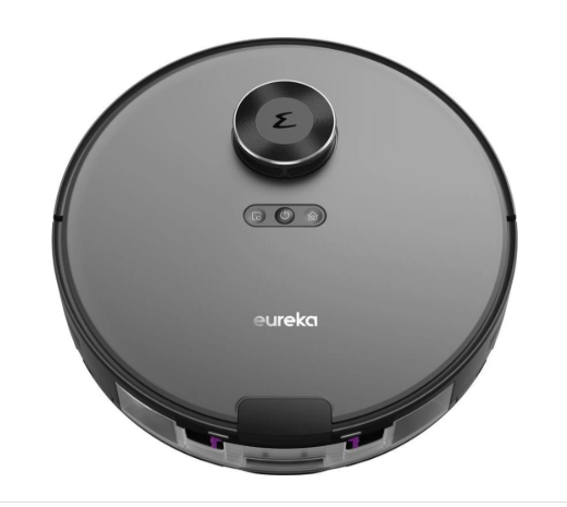 Robot aspirateur Eureka E20 Plus – 8 000 Pa – LiDAR – Fonction lavage – 5 200 mAh – Noir – 35 x 35 x 9,7 cm