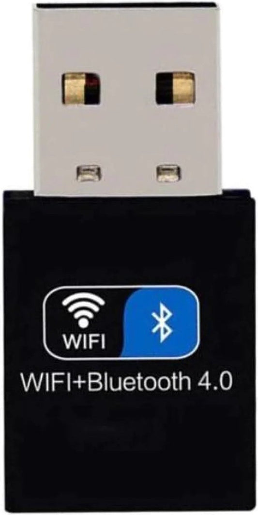Techvavo® Wireless USB WiFi Bluetooth Adapter - Dongle sans fil USB2.0 WiFi BT4.0 Adapter