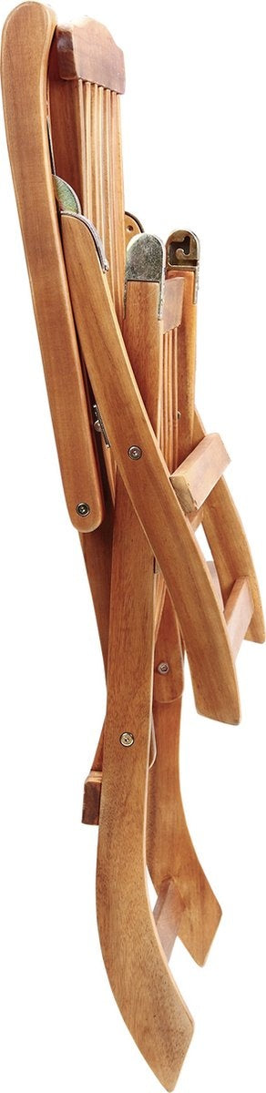 Chaise longue - Casaria Queen Mary – Bois d’acacia – 169 x 54 x 95 cm – Marron