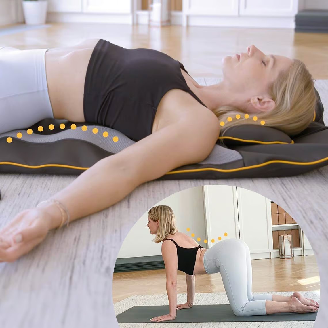 Tapis de stretching et de massage électronique Belena Air Stretch - Utilisation simple - Réglages personnalisables - 25 ans de qualité