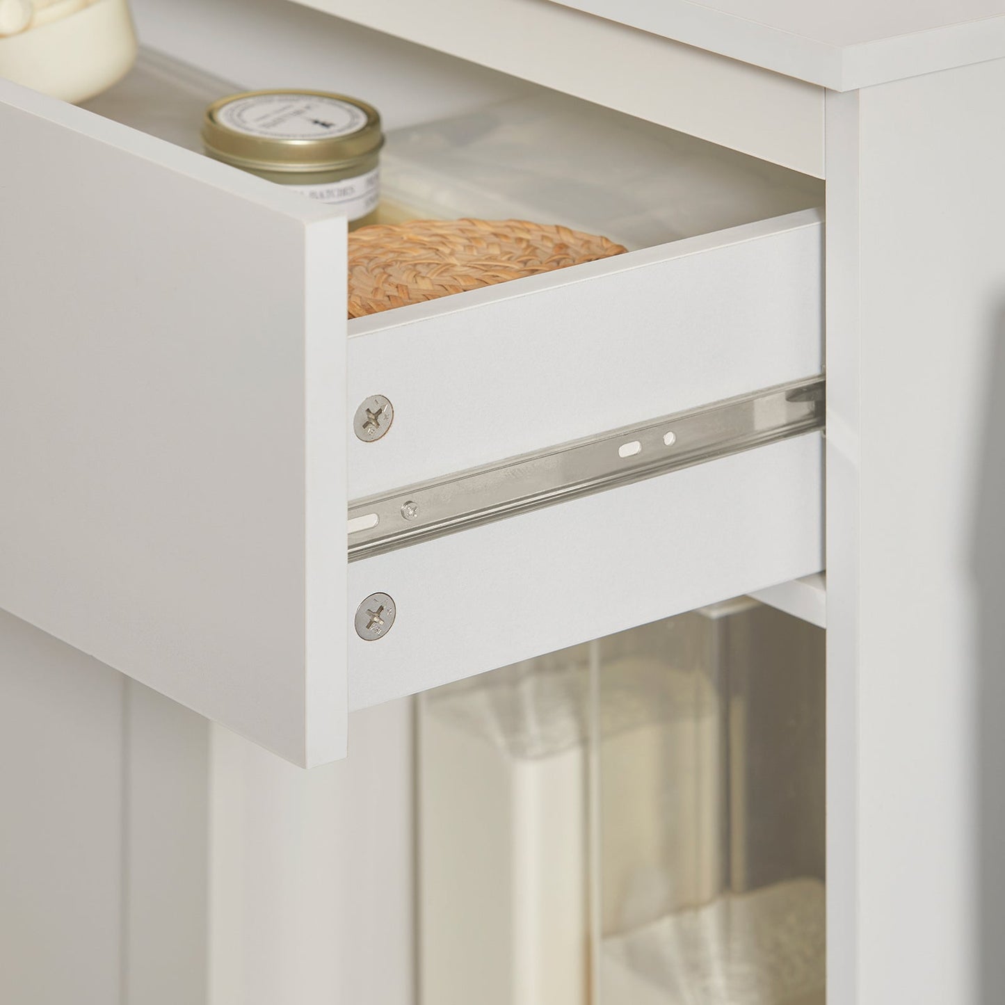 SoBuy armoire à linge - 66 x 37 x 95cm - blanc