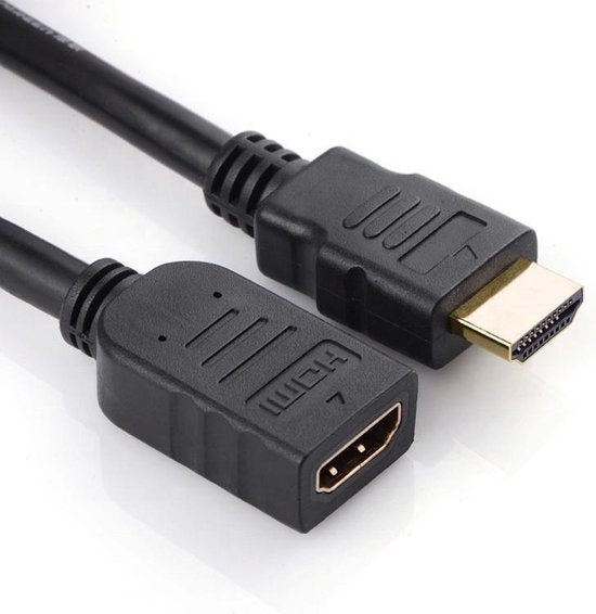 Garpex® Câble d'extension HDMI - Adaptateur HDMI mâle vers HDMI femelle - 4K 30Hz Ultra HD - 30cm