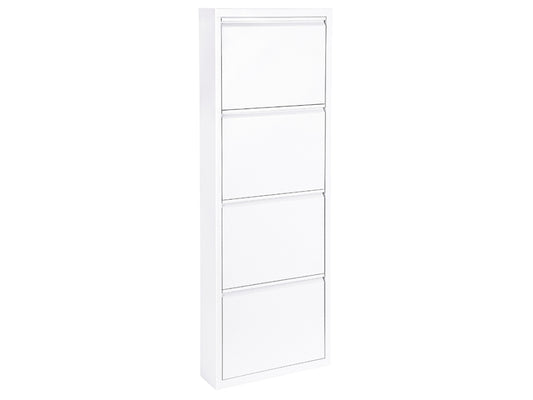 Bizotto - Métal blanc - Rangement pour chaussures - Bizzotto Eyvin - 139 x 50 cm