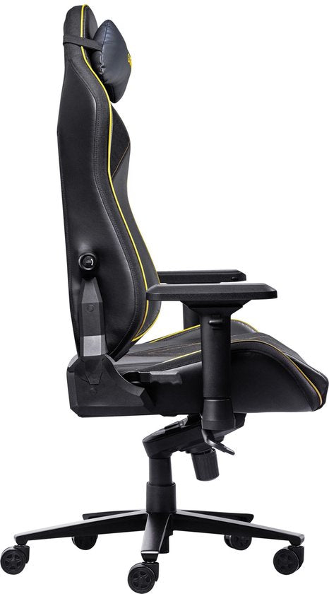 Trust GXT 721 Ruya Pro - Fauteuil gaming haut de gamme et confortable - Accoudoirs 4D - Soutien lombaire intégré - Réglable jusqu'à 150 kg - Noir