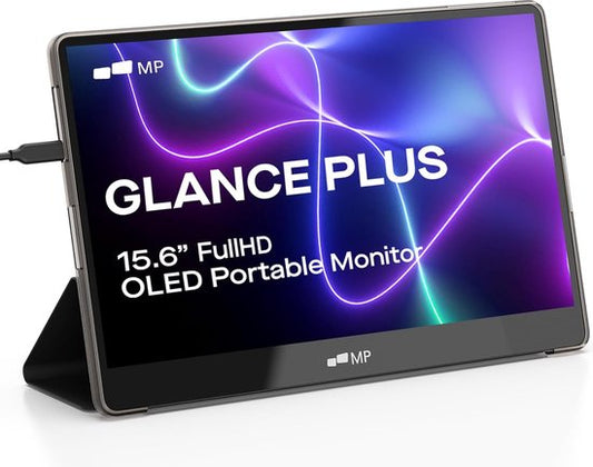 Mobile Pixels - OLED - Glance Plus - Écran portable de 15,6 pouces avec étui rabattable