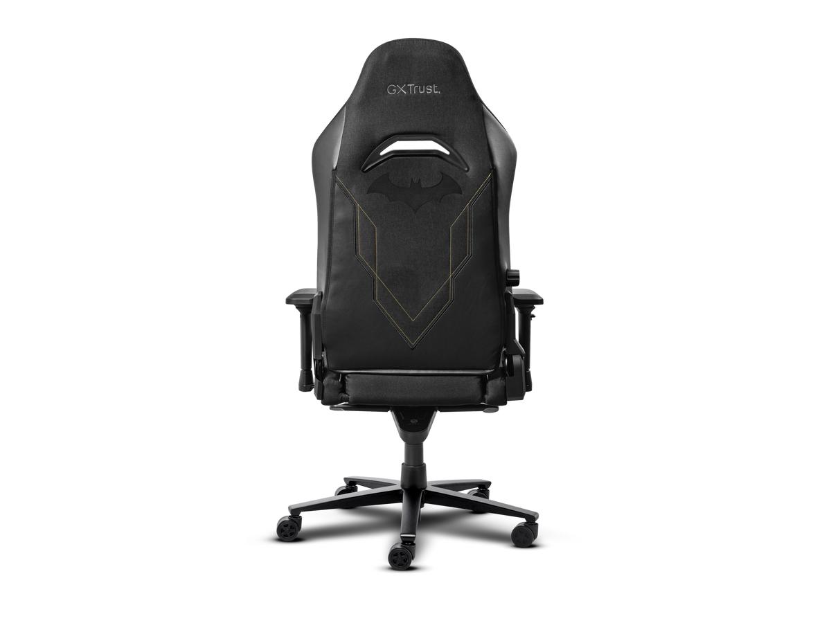 Fauteuil gaming Trust GXT 721BM Ruya Pro - Édition Batman - Design ergonomique - Noir/Jaune