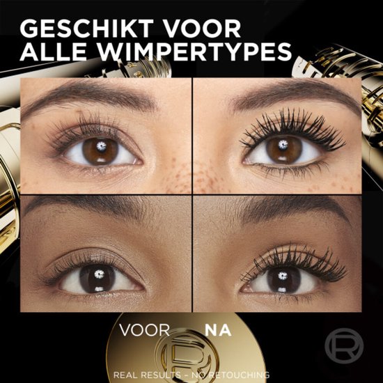 L'Oréal Volume Million Lashes Panorama Mascara Dark Brown - 3 x 8 ml - Emballage économique