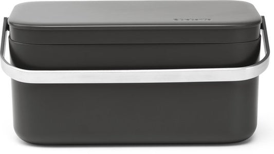 Poubelle de cuisine SinkSide de Brabantia - 1,8 litre - Gris foncé