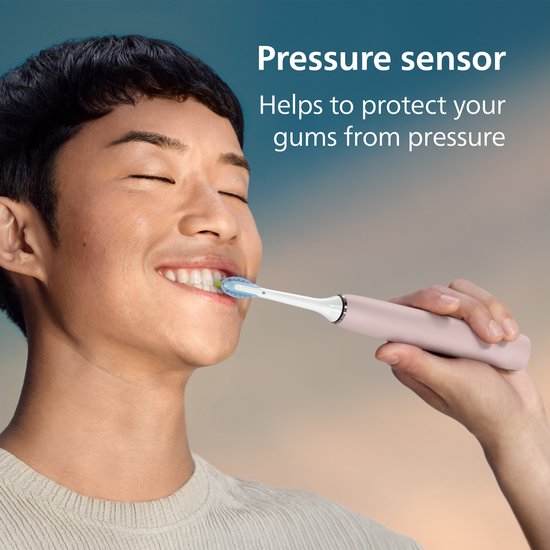 Philips Sonicare DiamondClean 9000 - Brosse à dents électrique - Rose pâle - Verre de recharge - HX9911/29
