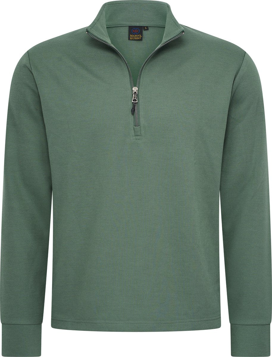 T-shirt à manches longues Mario Russo Pique - Homme - Mélange de coton doux - Coupe intemporelle