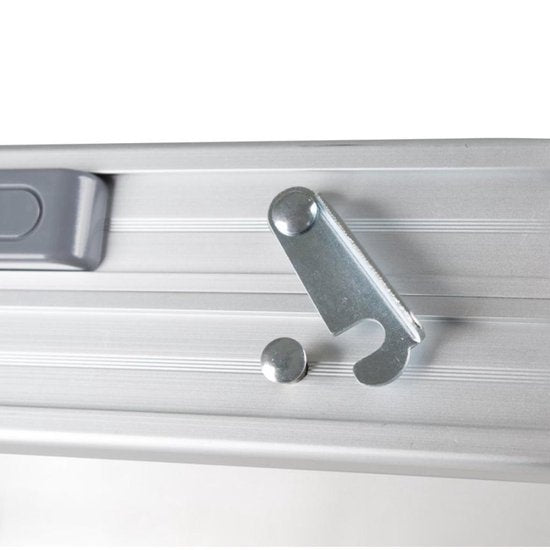 Bo-Camp - Table - Premium - Ovale - Modèle « valise » - 120 x 80 cm