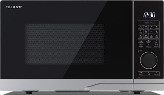 Micro-ondes combiné Sharp YC-PC254AE-S avec grill et four à convection - 900 W - 25 litres - argent