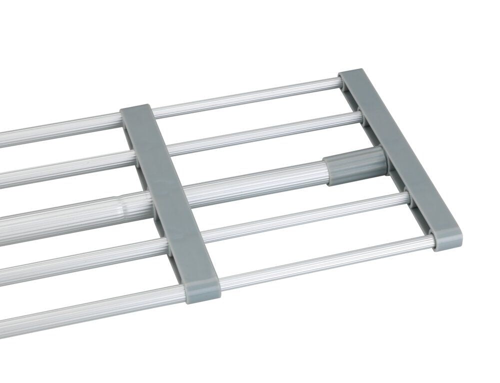 WENKO Support télescopique à pinces Gris/Argent - 70-120 cm - Sans perçage